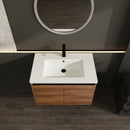 Bathroom Vanity Set With Resin Countertop Sink And 2 Doors, Engineered Wood by HouseOfZazla