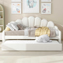 Upholstery Daybed Frame With Shell Shaped Backrest by HouseOfZazla