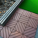 Durable Plastic Interlocking Deck Tiles, Waterproof Outdoor And Indoor Use by HouseOfZazla