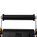 Heavy Duty 12V Dual Cylinder Air Compressor, Tire Inflator With Gauge - Yellow / Black