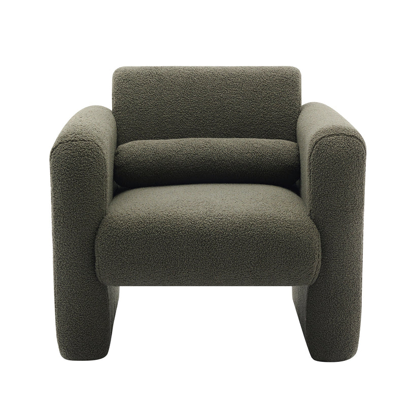 Walker Edison | Sherpa Modern Cloud Accent Chair