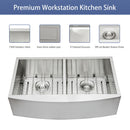 Farmhouse Double Bowl Sink With 50/50 Layout by HouseOfZazla