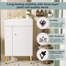 Bathroom Vanity, Combo Cabinet, Bathroom Storage Cabinet, Single Ceramic Sink by HouseOfZazla