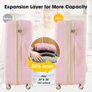 Hardshell Luggage Sets 2 Pieces + Bag Spinner Suitcase With Tsa Lock Lightweight 20" / 24" by HouseOfZazla