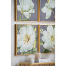 Botanical Wall Art Prints, Home Decor For Living Room Dining Room Bedroom Hallway (Set of 4) - Gray by HouseOfZazla