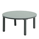 6 Piece Patio Set, Half Moon Outdoor Sectional Sofa With 2 High Low Coffee Tables, 4 Pillows & Cushions by HouseOfZazla