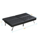Comfortable Futon Sofa Bed - Black by HouseOfZazla