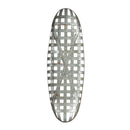 Metal Wall Art With Grid Pattern - Silver by Unique Piece Furniture