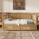 Traditional Style Rattan Daybed, No Box Spring Needed by HouseOfZazla