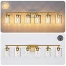 6-Light Brushed Bathroom Lighting