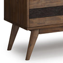 Clarkson - Low TV Stand - Rustic Natural Aged Brown by HouseOfZazla