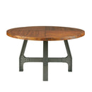 Lancaster - Round Dining / Gathering Table With Adjustable Height - Walnut by Unique Piece Furniture