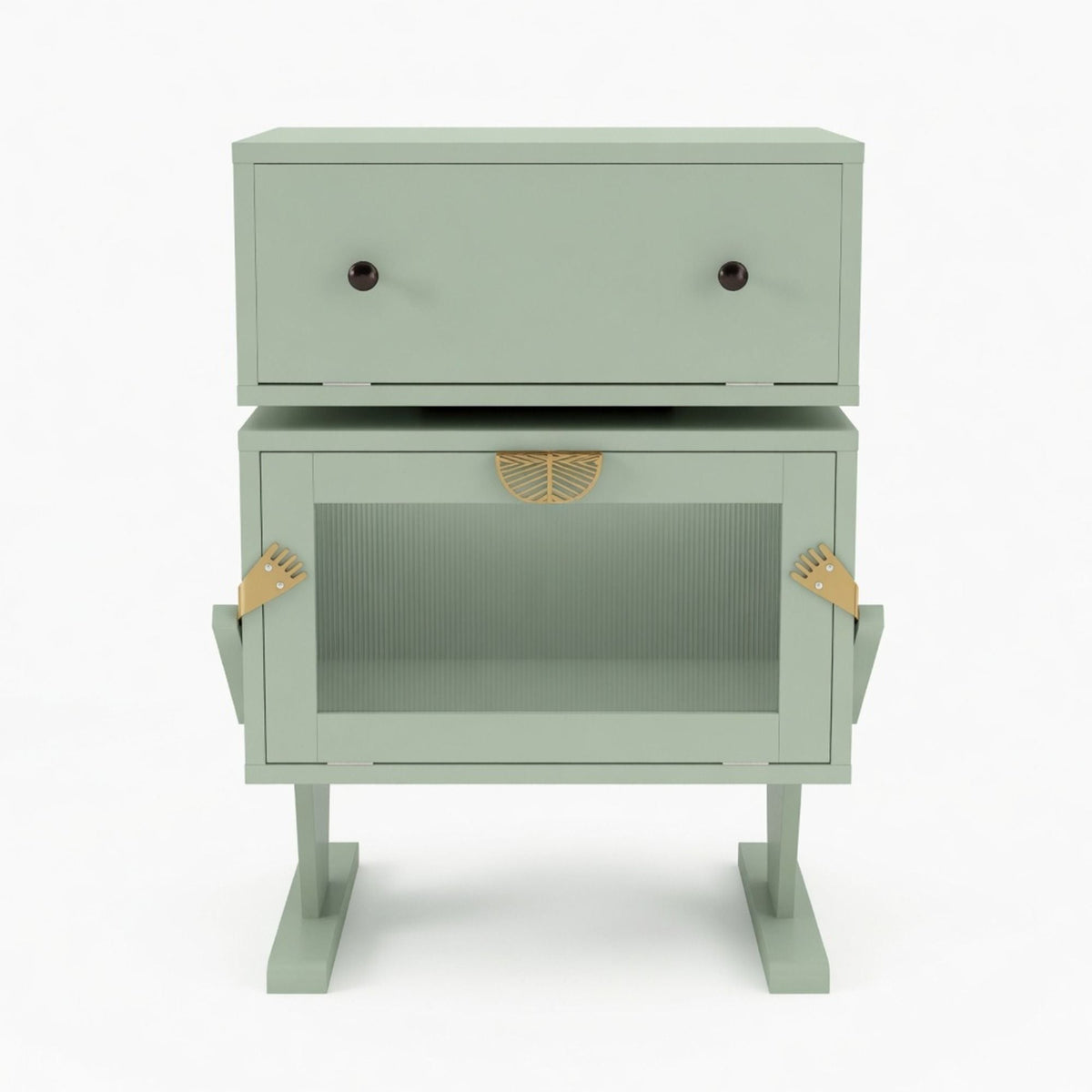 Robot LED Nightstand With 360° Rotating Drawer, photo 38 of 40