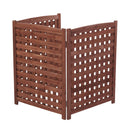 3 Panel Outdoor Air Conditioner Fence Screen by HouseOfZazla