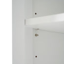 Freestanding Tall Bathroom Cabinet With Adjustable Shelves, Drawers, Soft Close Glass Doors by HouseOfZazla