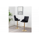 Adjustable Swivel Bar Stool With Nailhead Trim (Set of 2) by HouseOfZazla