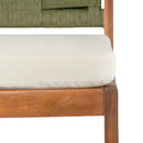 4 Pieces Arly Green Outdoor Bar Stool Set