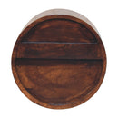 Floating Circle Bedside Table - Chestnut by Unique Piece Furniture