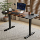 55"×24" Black & Rustic Electric Standing Desk