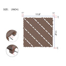 Durable Plastic Interlocking Deck Tiles, Waterproof Outdoor And Indoor Use by HouseOfZazla