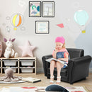 Kids Single Armrest Couch Sofa with Ottoman by DirectDeals