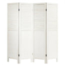 5.6 Ft Tall 4 Panel Folding Privacy Room Divider by LJGDeals