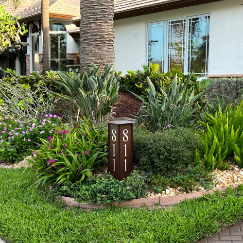 RadiantLight 27" tall ADDRESS MARKER Landscape Light - Garden Light