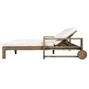 TREXM 1-Piece Farmhouse Wooden Outdoor Sunbed for 2 by HouseOfZazla