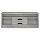 Burke 3-piece 59-inch TV Entertainment Center Grey Driftwood