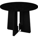 5-Piece Round Dining Table set, 43-Inch Modern Dining Table and 4 Upholstered Chairs for Dining Room, Kitchen Room, Living Room, Easy Assembly