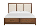 Ridgefield - Complete Panel Storage Bed With Upholstered Headboard