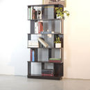 Modern 5 Tier Open Storage Bookcase