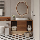 Wall-Mounted Bathroom Vanity with Ceramic Sink by HouseOfZazla