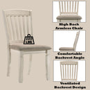 Fedele - Side Chair (Set of 2) - Tan Fabric & Cream