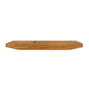 Modern Acacia Wood Outdoor Chaise Lounge with Adjustable Headrest