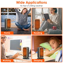 500W Portable Electric Heater PTC Ceramic Heating Space Heater Overheating Tip Over Protection 3S Heating Space For 322 Sq FT Home Office Use by GBruno Store