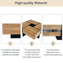 Wallace - Coffee Table With 4 Hidden Storage Compartments - Brown by HouseOfZazla