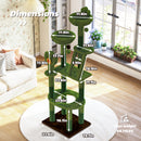 72in Cactus Cat Tree Tall Cat Tower for Indoor Cats by HouseOfZazla