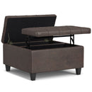 Harrison - Upholstered Coffee Table Storage Ottoman by Unique Piece Furniture