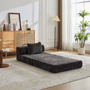 Convertible Floor Sofa Bed With Fixed Shape Frame For Living Room by HouseOfZazla