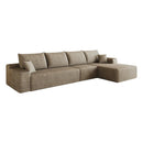 134" Cloud Sectional Couch with L-Shaped Chaise by HouseOfZazla