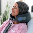 Shiatsu Neck Massage Pillow with Infrared Heat Therapy Foam - Gray by HouseOfZazla