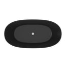 65 Inch Artificial Stone Solid Surface Freestanding Bathroom Bathtub