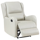Cortland - Upholstered English Arm Recliner Chair Comfort Enhancing Lounge Chair - Ivory by HouseOfZazla