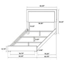 Jeremiah - Bedroom Set With LED Headboard