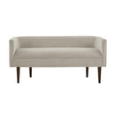 Farrah - Accent Bench With Low Back & Sides - Cream by HouseOfZazla