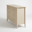 Modern 6 Drawer Fluted Dresser by HouseOfZazla