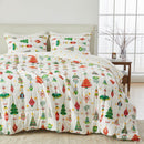 Reversible Christmas Comforter and Sham Set - Holiday / Lodge Odette Collection by Great Bay Home