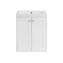 James Martin Chianti 24" Single Bathroom Vanity, Glossy White
