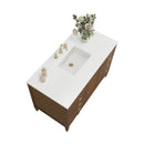 James Martin Myrrin 48" Single Bathroom Vanity, Mid-Century Walnut